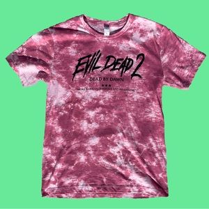Evil Dead 2 Pink Tie-Dye Shirt